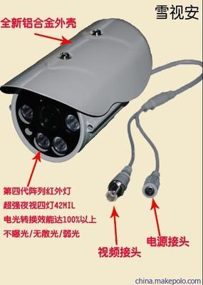 雪视安XSA902L800线超强夜视监控摄像机 安全守护的卓越选择